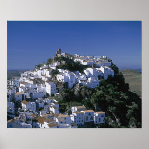White Village Casares, Andalusië, Spanje Poster