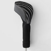 White Vortex Golfheadcover (Schuin)