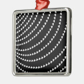 White Vortex Metalen Ornament (Links)