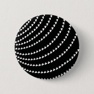 White Vortex Ronde Button 5,7 Cm