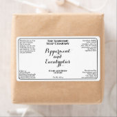 White w curly text cosmetics bottle label  (Insitu)