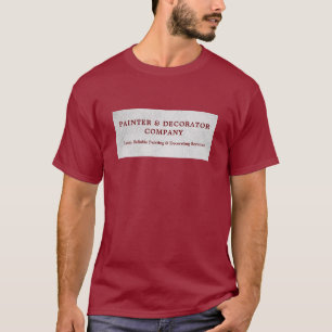 White Wash Paint, Schilder & Decorator Adverteren T-shirt