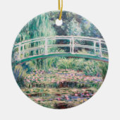 White Water Lilies | Claude Monet Keramisch Ornament (Voorkant)
