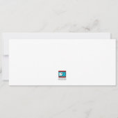 White Water Lily Pad Invitation Anniversaire (Dos)