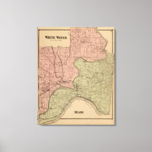 White Water, Miami Canvas Afdruk