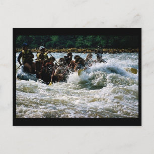 White Water Rafting Briefkaart