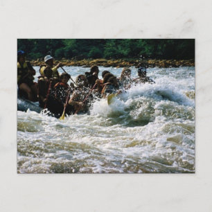 White Water Rafting Briefkaart