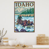 White Water Rafting - Idaho Poster (Keuken)