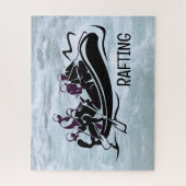 White Water River Rafting Jigzaag Puzzle Legpuzzel (Verticaal)