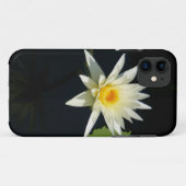 White Waterlily phone case (Achterkant (horizontaal))