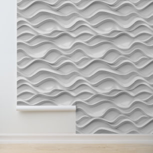 White Waves 3D-look Behang
