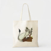 White Weasel Wildlife Canvas tas (Voorkant)