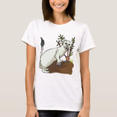 White Weasel Wildlife T-Shirt (Voorkant)