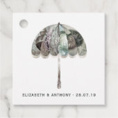 White Wedding Bedankjes Labels (Voorkant)