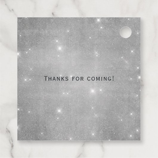 White Wedding Bedankjes Labels (Achterkant)