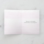 White Wedding Journal Gefeliciteerd Kaart (Binnen)