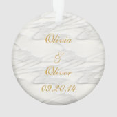 White Wedding Ornament (achterkant)