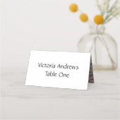 White Wedding Table Seating Cards (Achterkant)