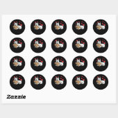 White West Highland Terrier Dog Ronde Sticker (Vel)