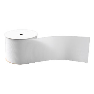 White Wide Grosgrain Ribbon Lint