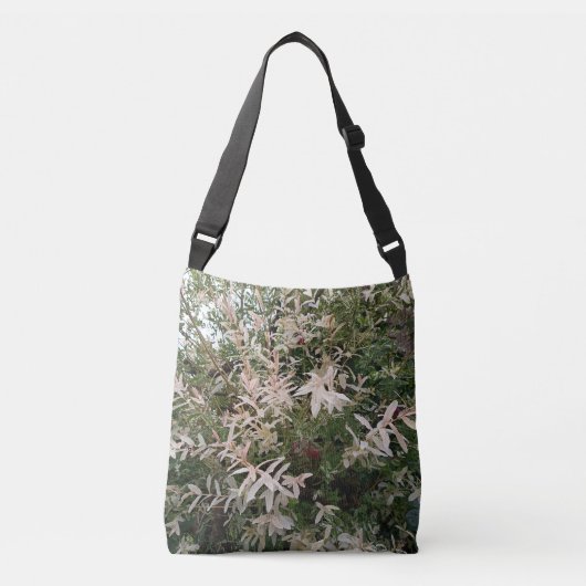 White Wildflower Botanical Tote Bag (Voorkant)