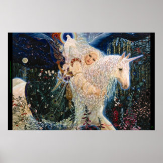 White Wind van Elizabeth Kyle Poster