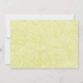 White Wine 5 S's Party Invitation Kaart (Achterkant)