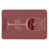 White Wine Glass magnet Magneet (Horizontaal)