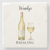 White Wine Lover Onderzetter (Voorkant)