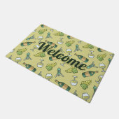 White Wine Pattern Doormat Deurmat (Schuin)