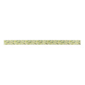 White Wine Pattern Satin Ribbon Lint (Voorkant)