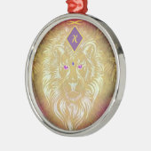 White Winged Lion Frequency Ornament (Links)