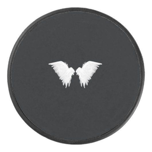 White Wings Hockey Puck (Voorkant)