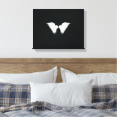 White Wings Wrapped Canvas (Insitu (Slaapkamer))