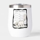 White Winking Cat Piano Keys Bladmuziek Lijst (Voorkant)