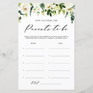 White Winter Flowers Hoe oud waren de ouders Kaart
