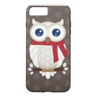 White Winter Owl iPhone 8 Plus / 7 Plus Hoesje