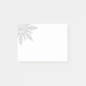 White Winter Snowflake Post-it® Notes (Voorkant)