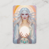 White Witch Oracle Cards Visitekaartje (Voorkant)