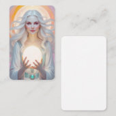 White Witch Oracle Cards Visitekaartje (Voorkant / Achterkant)