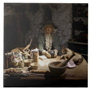 White Witch's Kitchen Museum, Witchcraft & MAGICK Tegeltje