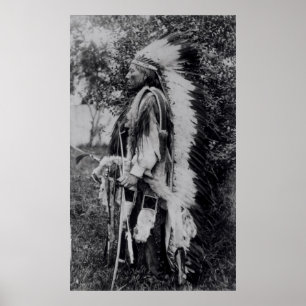 White Wolf, a Comanche Chief, c.1891-98 Poster