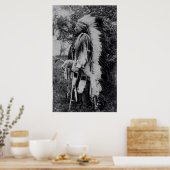 White Wolf, a Comanche Chief, c.1891-98 Poster (Keuken)