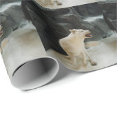 White Wolf Cadeaupapier (Rol Hoek)