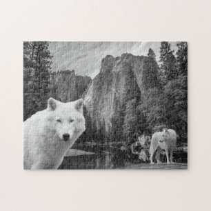 White Wolf Creek Brook Forest Landscape Poster Legpuzzel