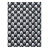 White Wolf Head Pattern Design Tafelkleed (Voorkant)