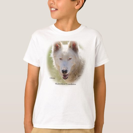 White Wolf Kinder T-Shirt (Voorkant)