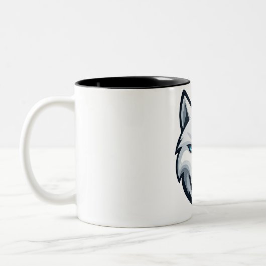 White Wolf Mug (Gauche)