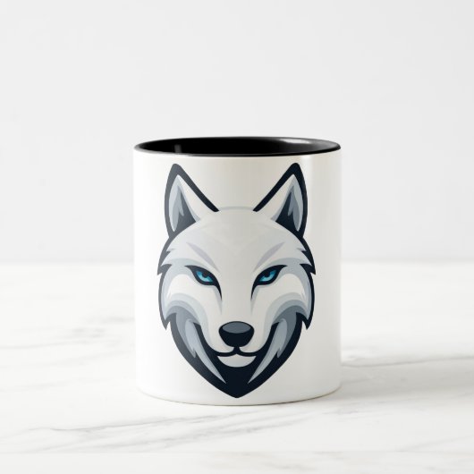 White Wolf Mug (Centre)