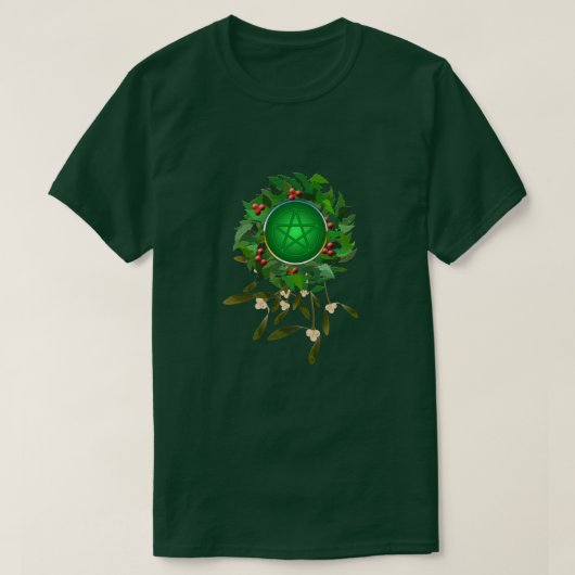 White Wolf Paw Print Silhouette T-shirt (Design voorkant)